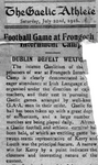 Gaelic Games in Frongoch Louth V Kerry