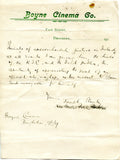 Irish Independent letter 1919